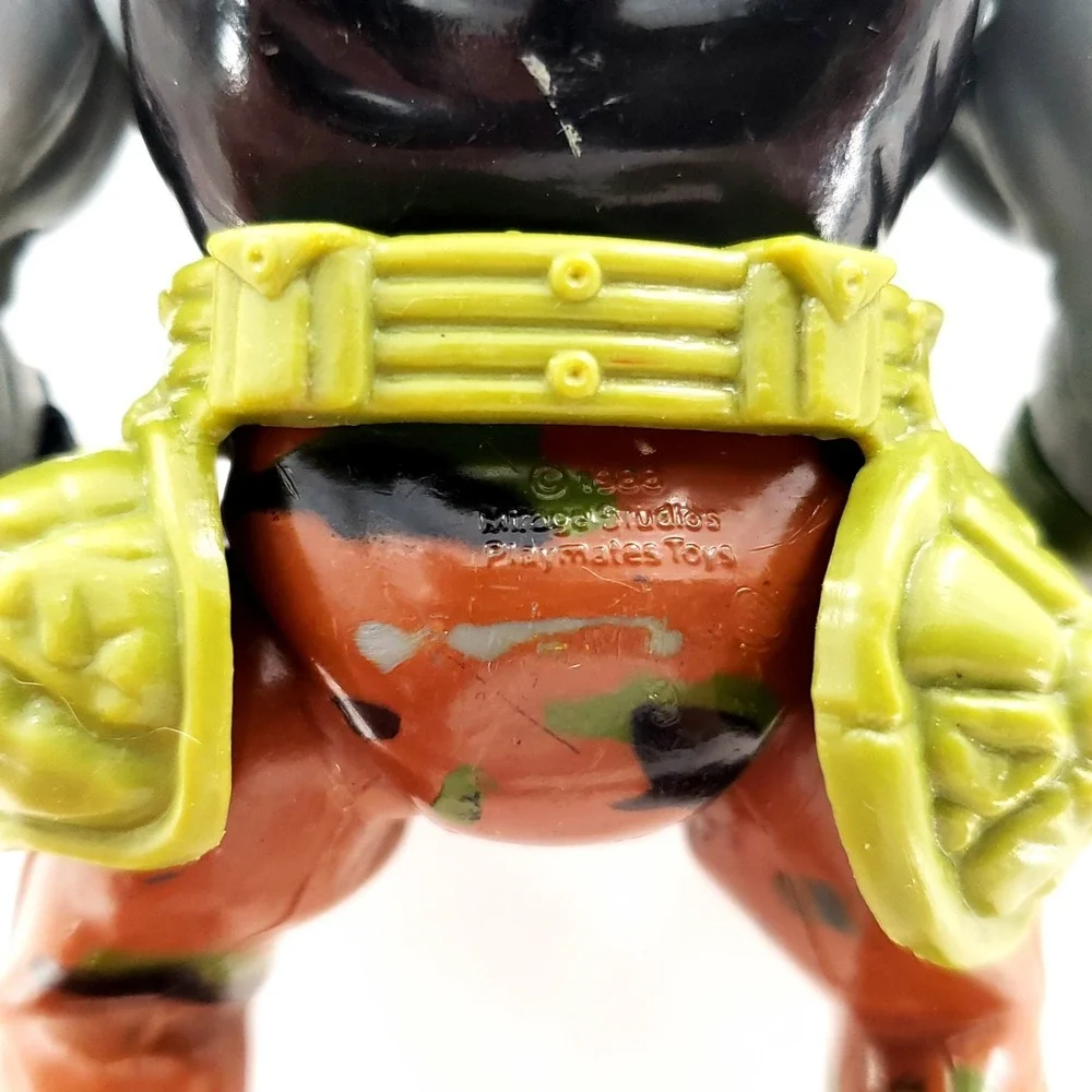 Vintage Teenage Mutant Ninja Turtles TMNT Rocksteady Figure No Knife